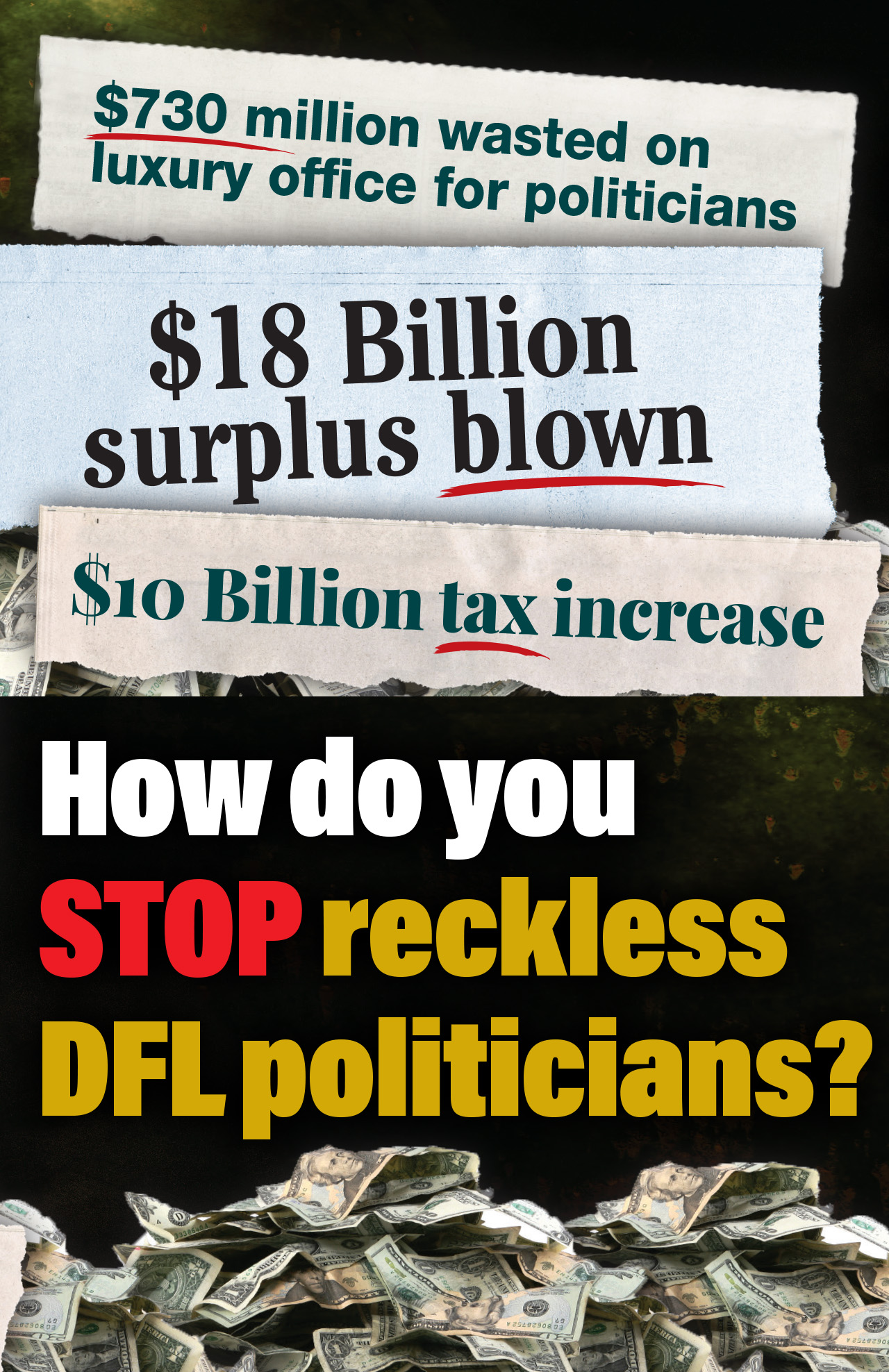How do you STOP reckless DFL Politicians?